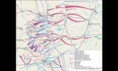 Карта боевых действий войск РККА на Восточном фронте (март — август 1919)