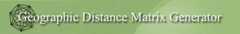 geographic distance matrix generator banner