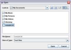 file dialog