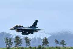 離陸する F-2B（33-8118） - 松島基地 復興感謝イベント 2016（F-2B 機動飛行編）