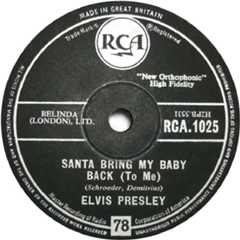SANTA BRING MY BABY BACK TO ME cover art