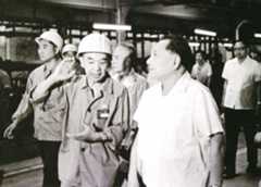 1980年7月，邓小平视察武钢