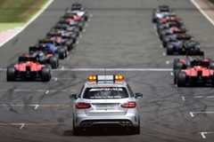 Ilustrando o procedimento de largada, referente as regras e regulamentos da Fórmula 1 em 2015 - by Autosport