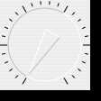 Screenshot of a dial in the Macintosh widget style