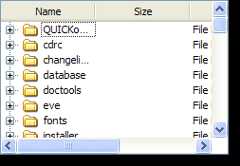 Screenshot of a Windows XP style tree view
