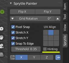 Edge Hinting Setting