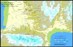 map of sites in southern France