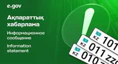 Мемлекеттік тіркеу нөмірлік белгісі