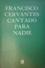Cantado para nadie