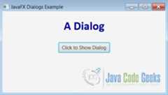 Figure 9 : Dialog Example