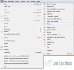 Fig.1 Create Project