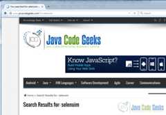 Firefox selenium tests