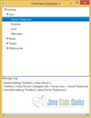 Renamed the selected item