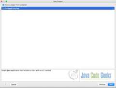 Project from template