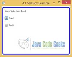 A JavaFX CheckBox Example