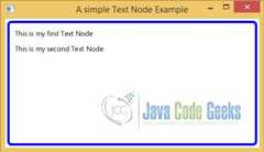 A simple Text Node Example