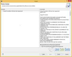 The Review License Dialog