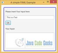A simple JavaFX FXML Example