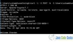 Fig 2 : Successful REST Consumption