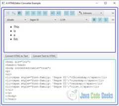 Converting Text to HTML in a JavaFX HTML Editor