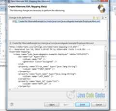 Hibernate XML Mapping with columns of database