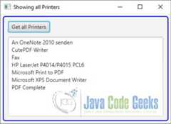 Showing all Printers with the JavaFX Print API