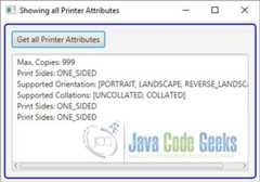 Showing all Printer Attributes with the JavaFX Print API