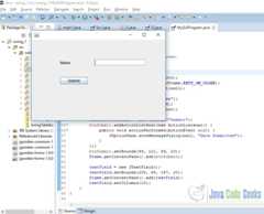 java swing tutorial - Inserting a TextField