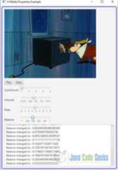 An JavaFX Media Example with Properties
