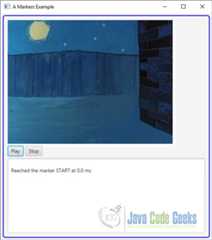 An JavaFX Media Example with Position Markers