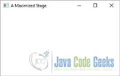 Resizing a JavaFX Stage