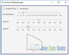 A JavaFX ArcTo PathElement Example