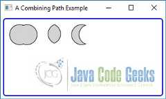 A JavaFX Combining Path Example