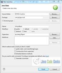 Fig. 20: Java Class (SchoolBean.java)