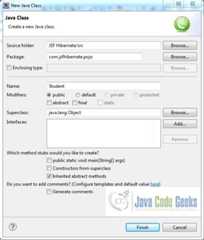 Fig. 19: Java Class (Student.java)