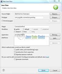 Fig. 9: Java Class (ConnectionPool.java)