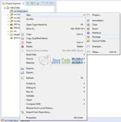 Fig. 11: Java Package Creation