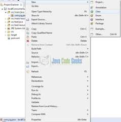 Fig. 7: Java Class Creation