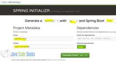Generate Vaadin spring-boot Project