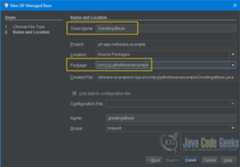 JSF Application NetBeans - Name and Location