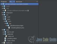 JSF Application NetBeans - Final project strucuture
