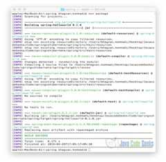 Spring vs Hibernate - Maven Command