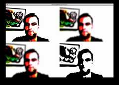 color operations: threshold and blur