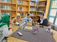 عکس؛ پنجاه و پنجمین دورهمی بچه‌کتابخون‌ها در کتابخانه قائم(عج)