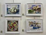 عکس؛ نمایشگاه گروهی نقاشی نوجوانان در نگارخانه گلستان