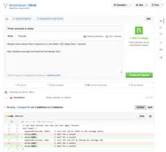 Pull Request creation page