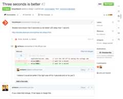 Pull Request discussion page