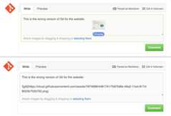 Drag and drop images to upload them and auto-embed them