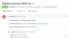Cross references rendered in a Pull Request