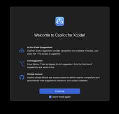 Screenshot of welcome screen